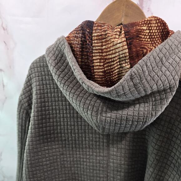 Whitney Eve Jacket Womens Large Parka Long Quilted Hooded Port With Love - Picture 6 of 14